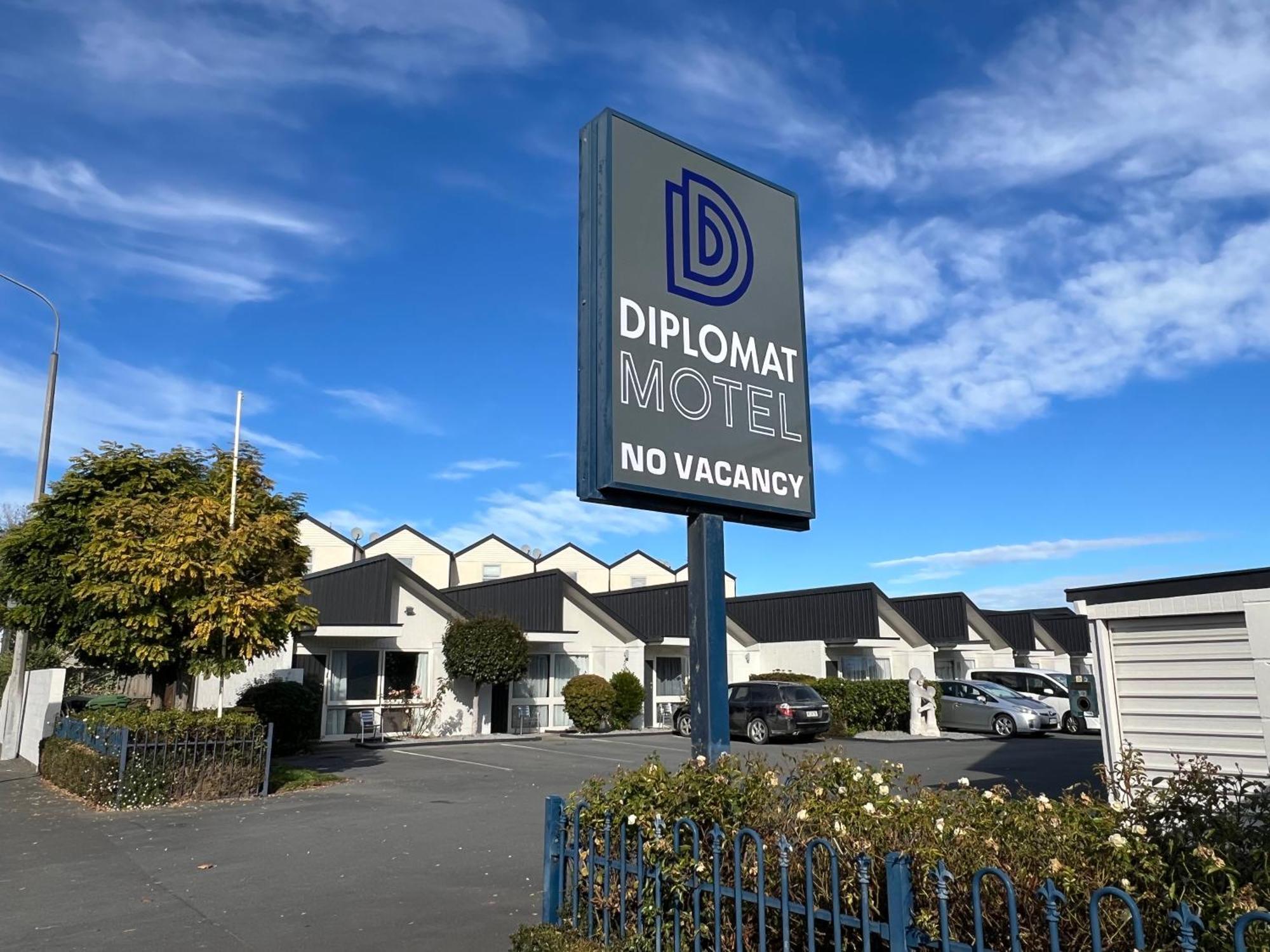 Diplomat Motel Christchurch Exterior foto