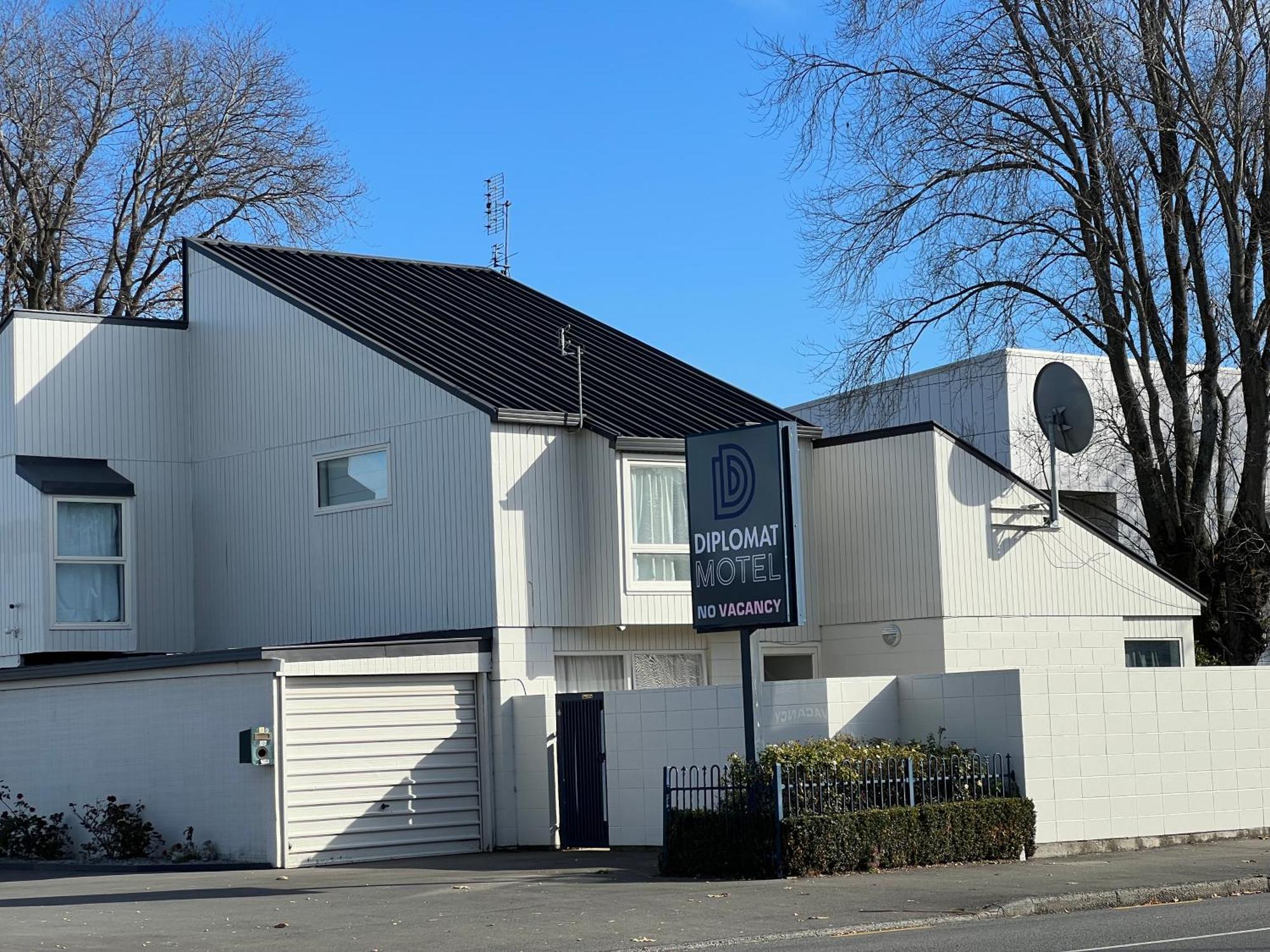 Diplomat Motel Christchurch Exterior foto
